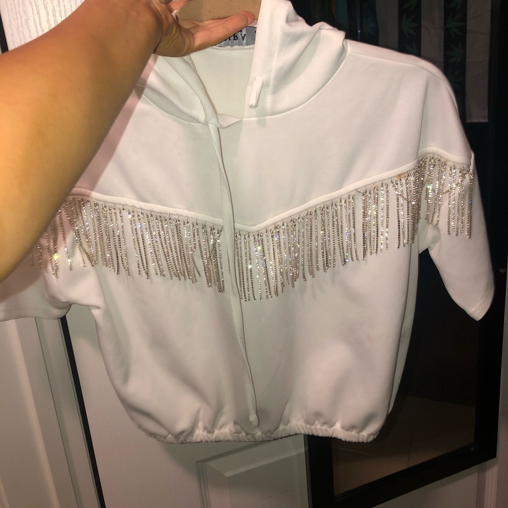Cropped hoodie